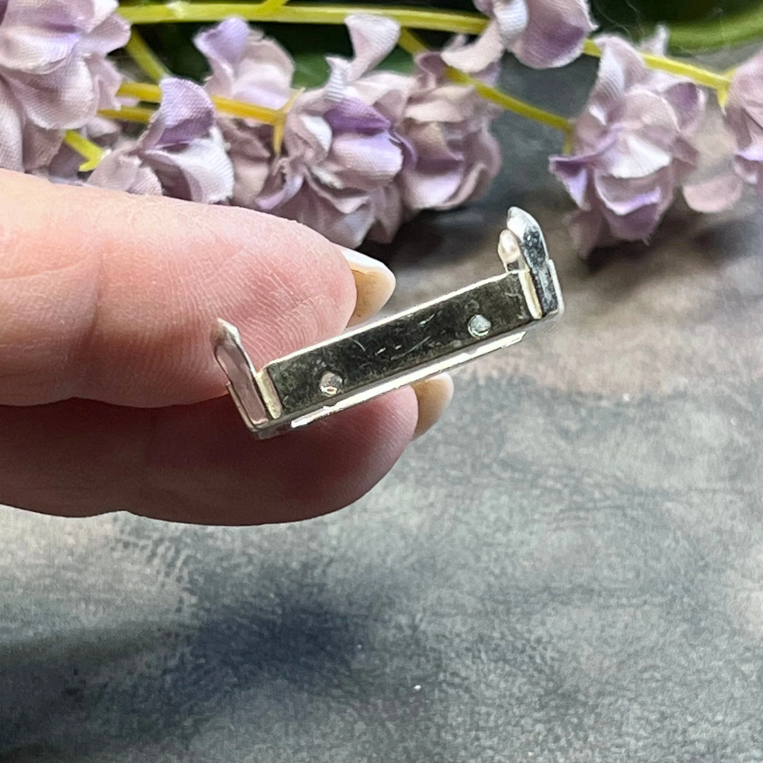 27x18.5mm Octagon Settings, Art 4627,  2 Pieces Silver Plated, Gold Plated, Antique Bronze Plated Gemstone Crystal setting, Bead Embroidery