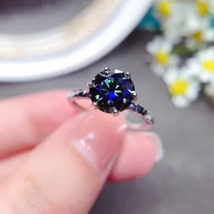 2ct Round Cut Diamond 6 Prong Engagement Ring