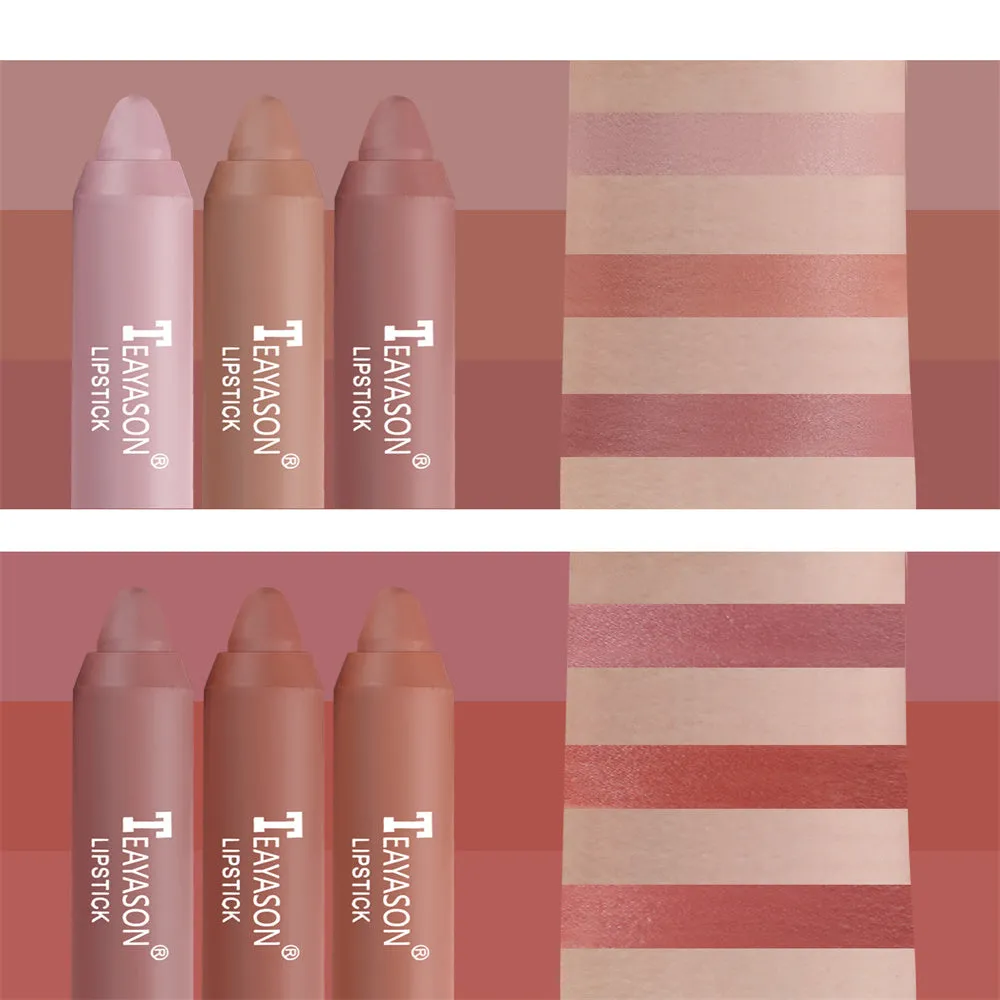 3 colors a set  Crayon Matte Longwear Lipsticks