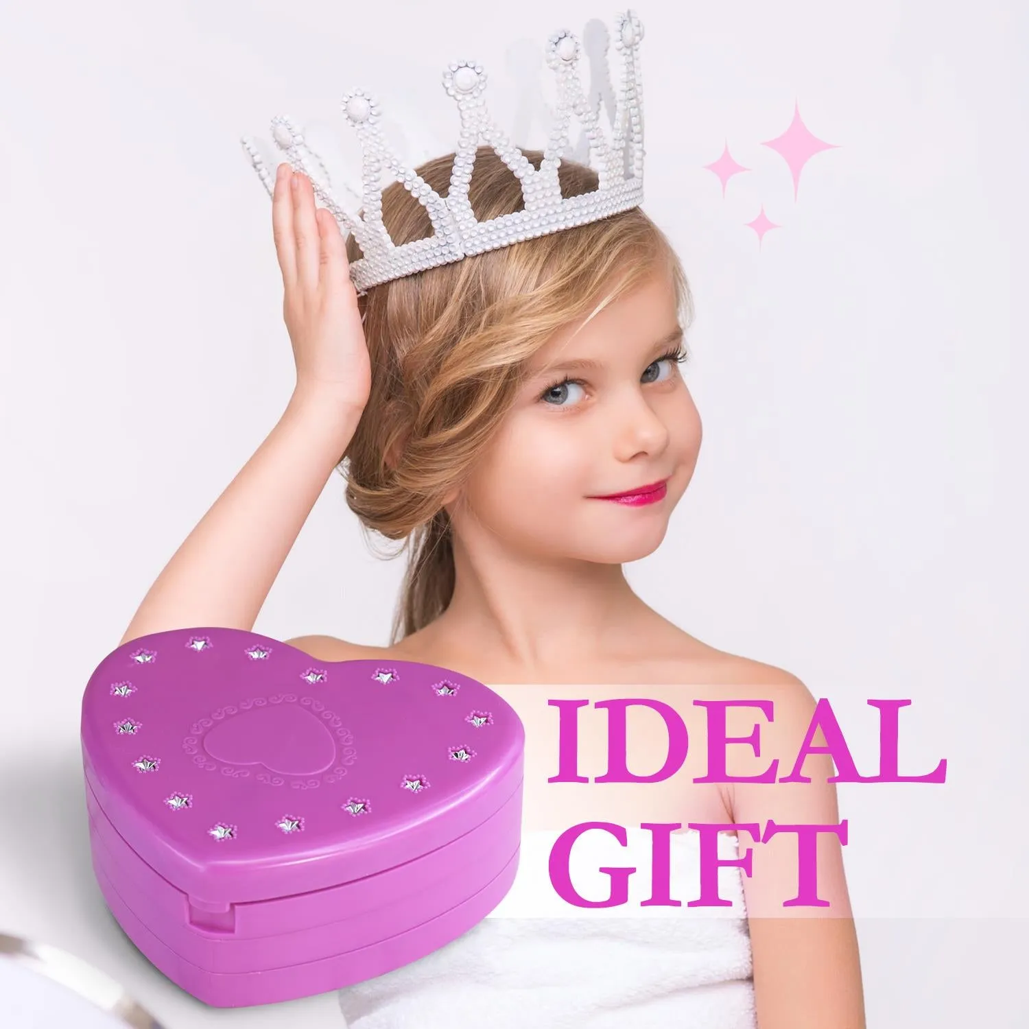 3 Tier Girls Make Up Play Set With Mirror