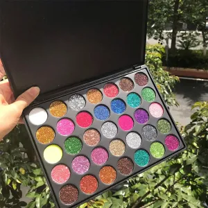 35 Shades of Glam: Diamond Sequin Eyeshadow Palette