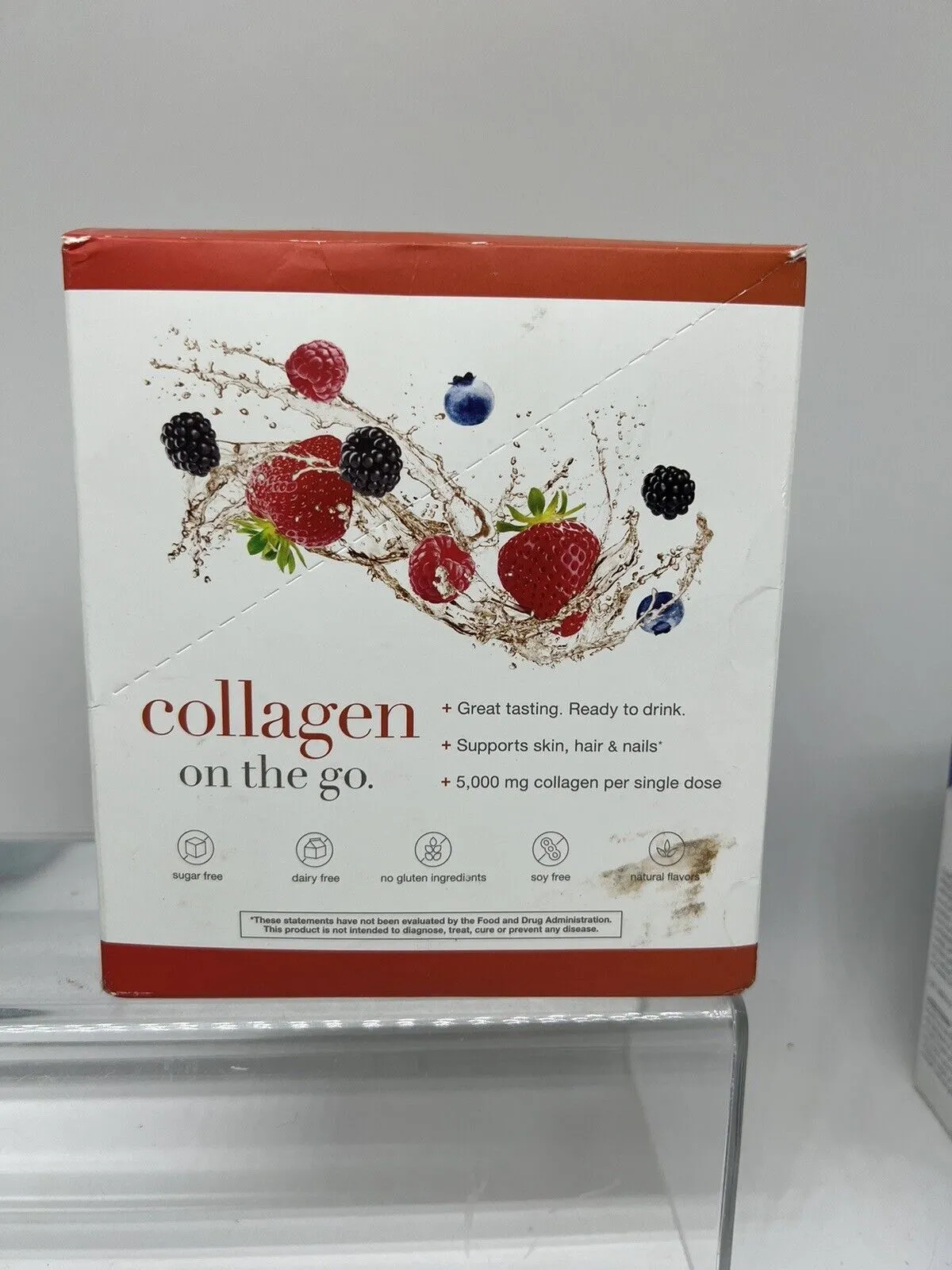(36) Youtheory Collagen On The Go healthy Berry Nail Hair Formula No Sugar 1/25