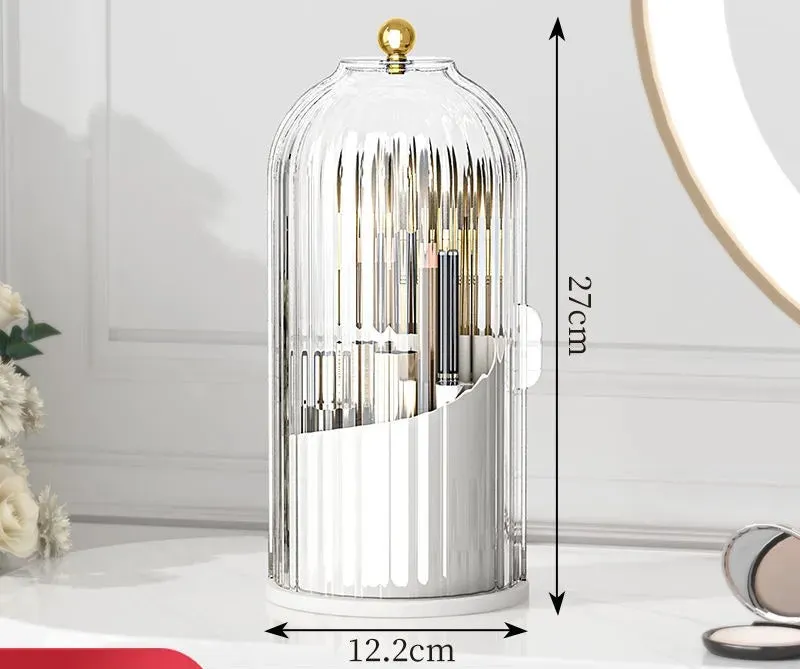360° Rotating Makeup Brush Holder