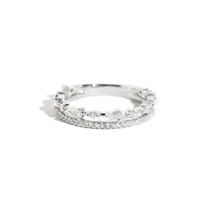 3.8mm Pear Daisy Double Band