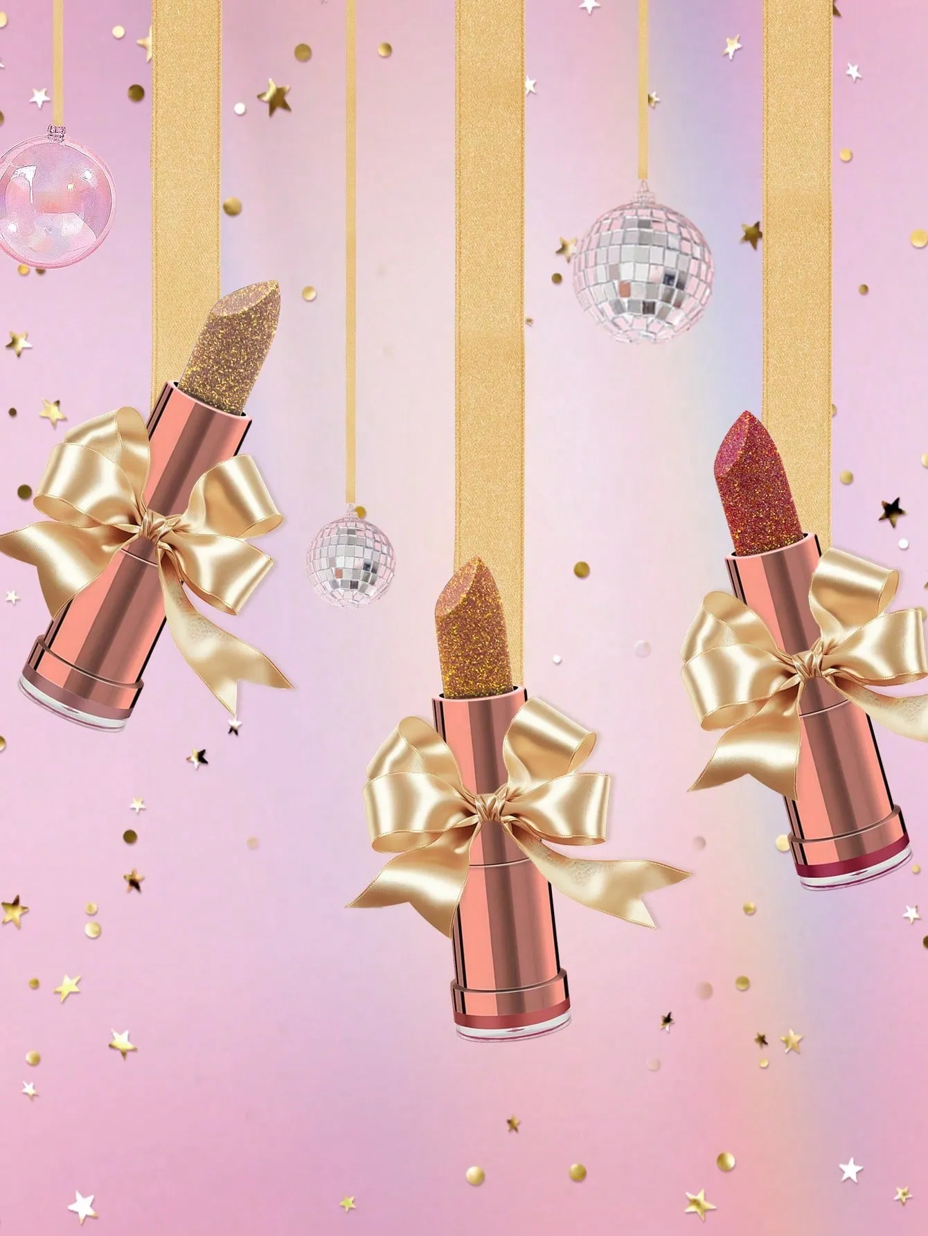 3pcs Ultra Shimmer Lipstick Set