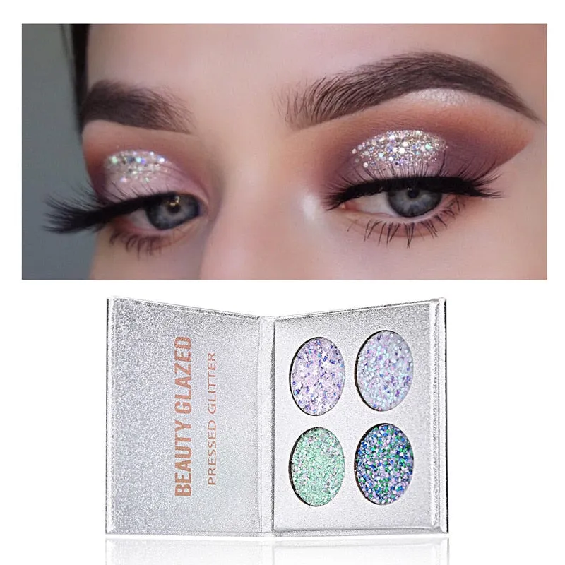 4 Color  Diamond Rainbow Eyeshadow