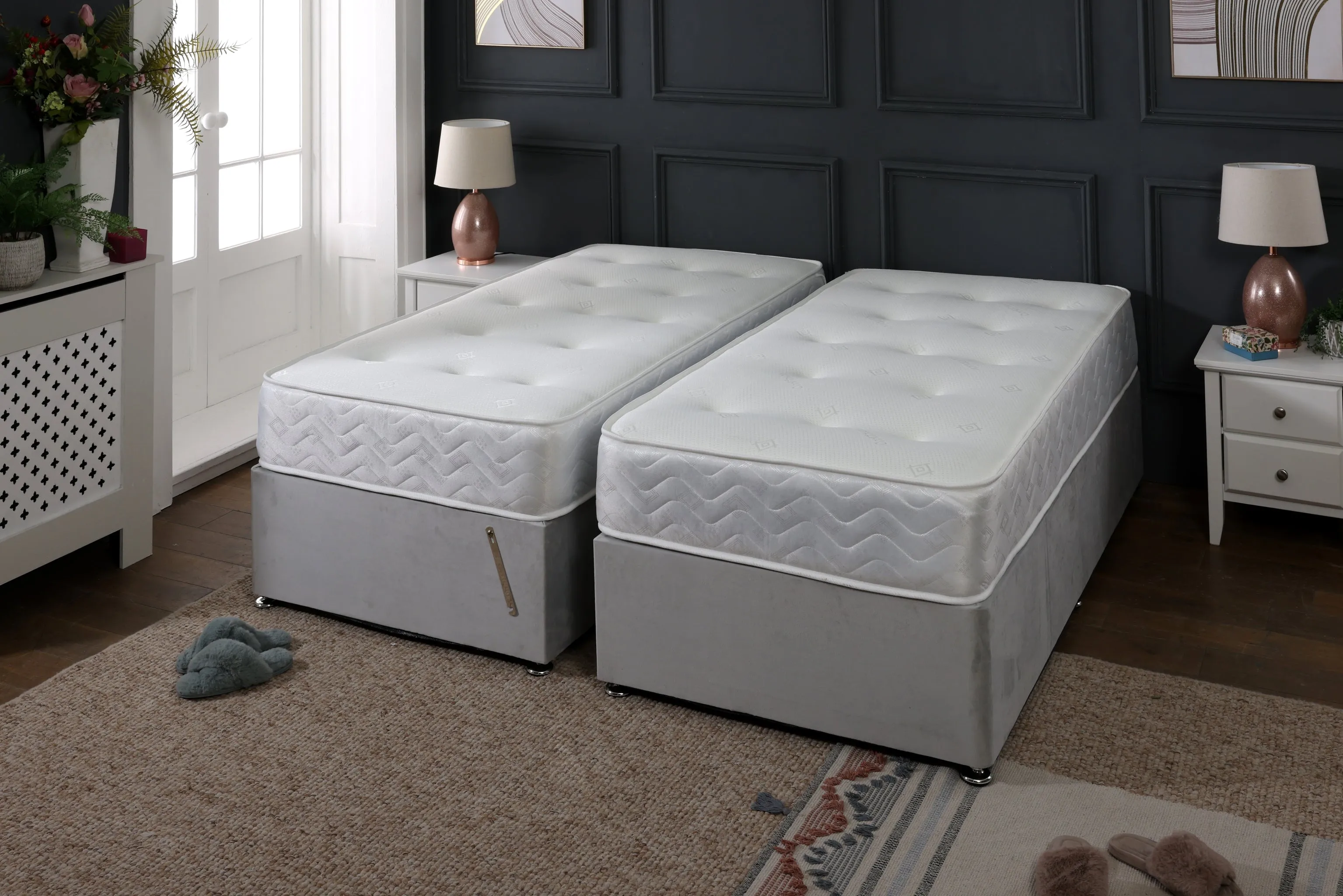 4 Seasons Zip and Link Divan Bed Set