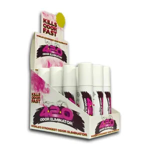 420 Odor Eliminator Spray Sleeve Sweet Vanilla Pink (12 Count Display)