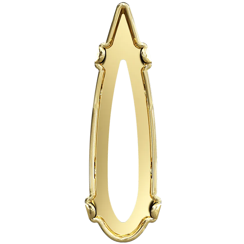4331/S Swarovski Setting for Raindrop Fancy Stones