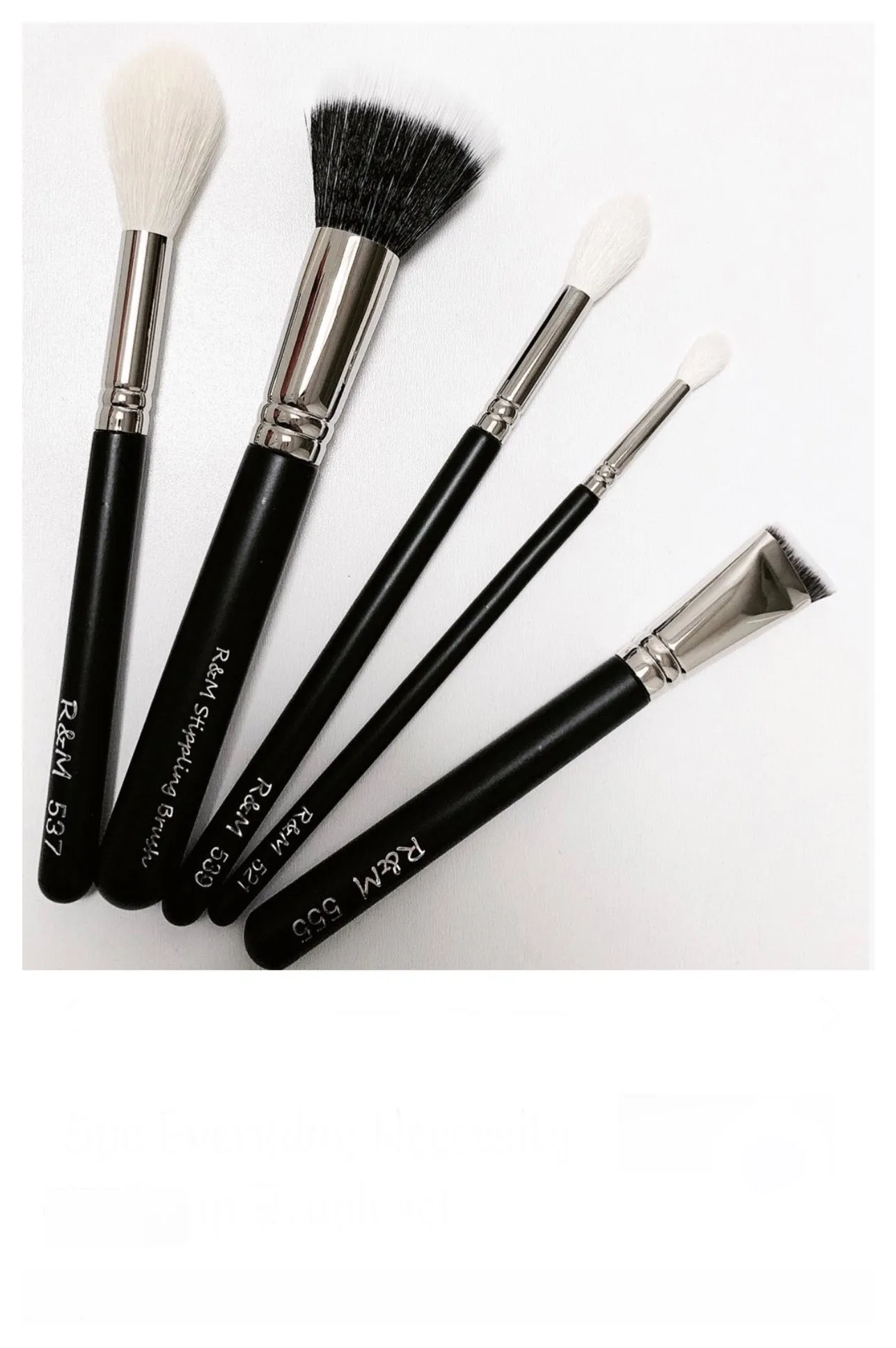 5pc Everyday Necessity Basic Makeup Brush set