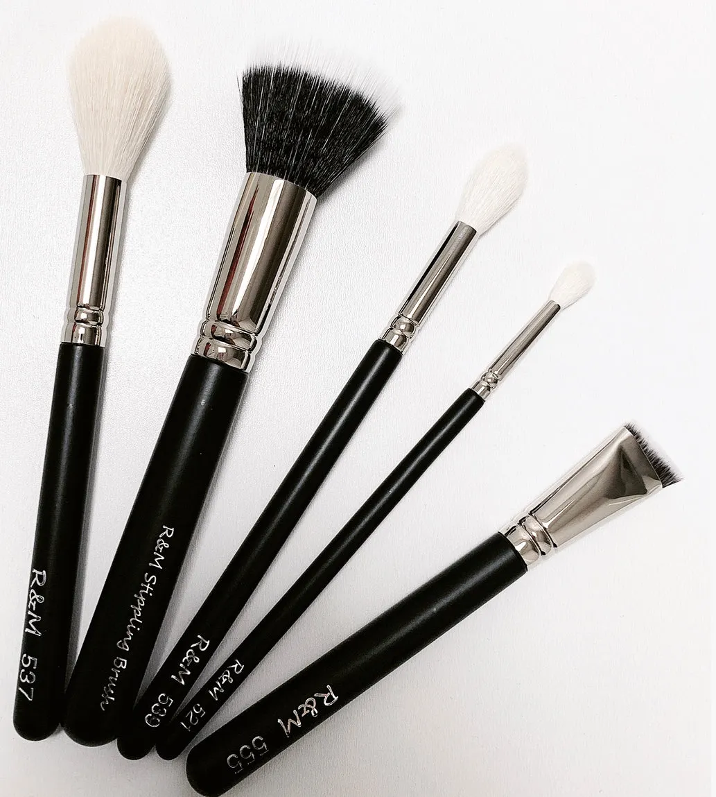5pc Everyday Necessity Basic Makeup Brush set