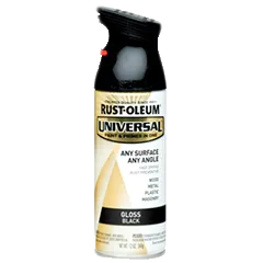 (6 cans) Rust-oleum UNIVERSAL® Gloss Spray Paint | 250361 GLOSS BLACK