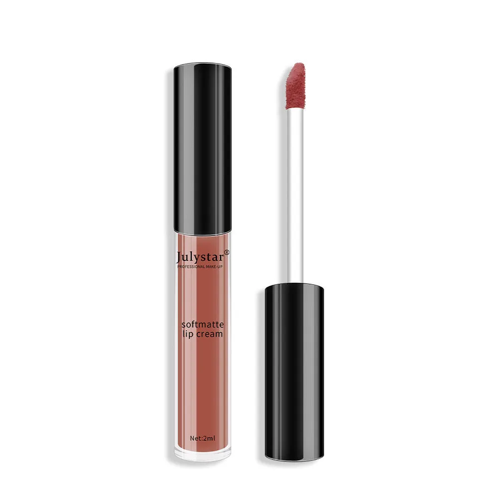 6 color Matte Lip Glaze Lip and Cheek Lipstick Lip Gloss