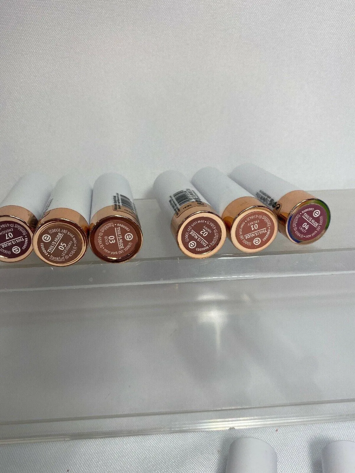 (6) essence cosmetics this is Nude lipstick semi-matte long lasting NO REPEAT