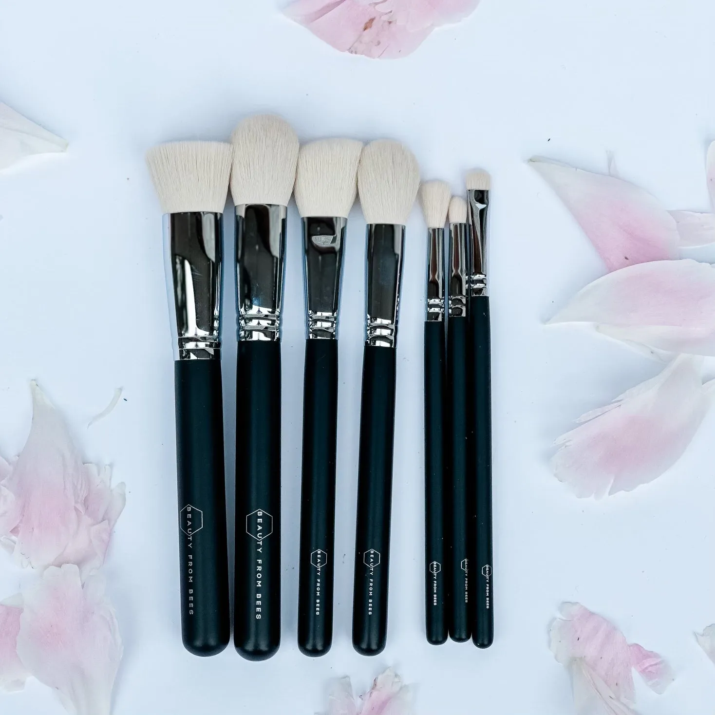 7-Piece Makeup Brush Roll