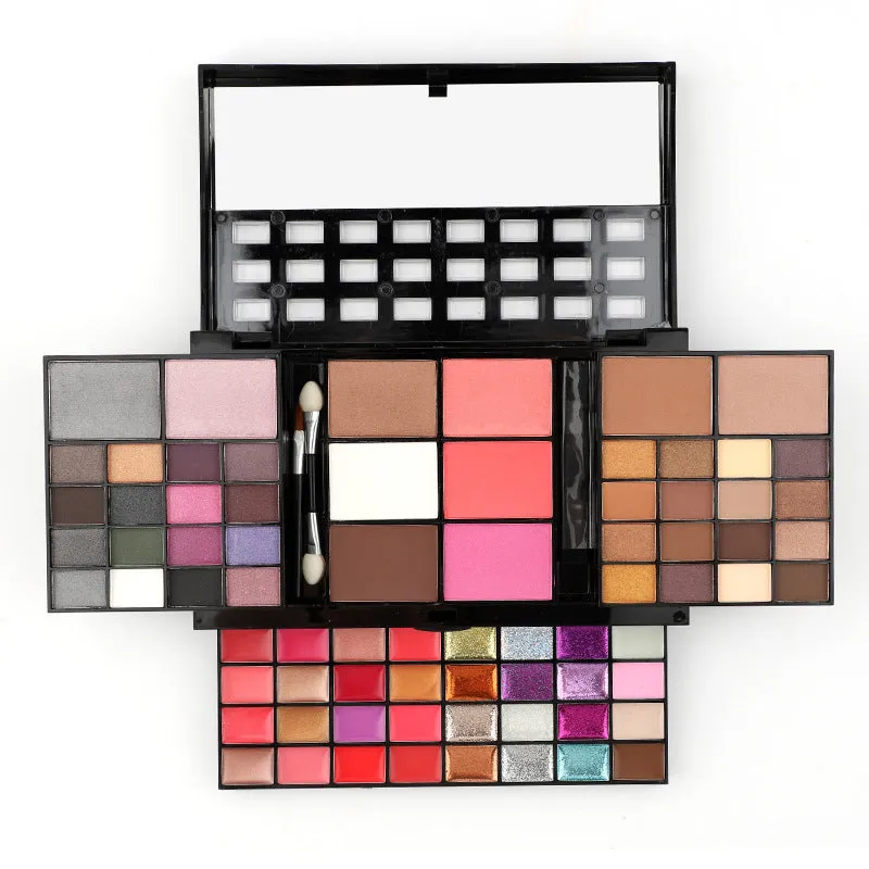 74 Colors Makeup Set Lip Gloss Blush Eyeshadow Highlight