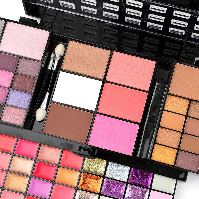 74 Colors Makeup Set Lip Gloss Blush Eyeshadow Highlight