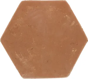 7.75 in. Unsealed Hexagon - Spanish Mission Red Floor Tile