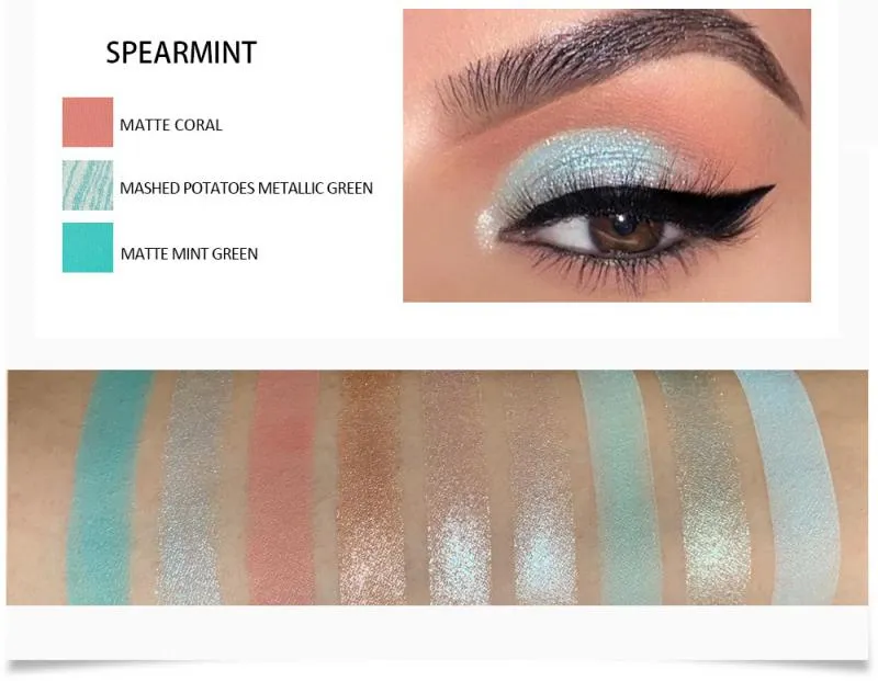9 Color Glitter Eye Shadow