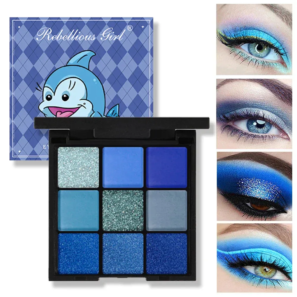 9-Color Waterproof Eyeshadow Palette