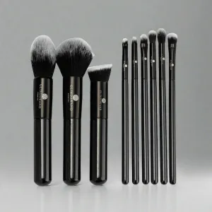 9 Piece Makeup brush Set by GlindaWand