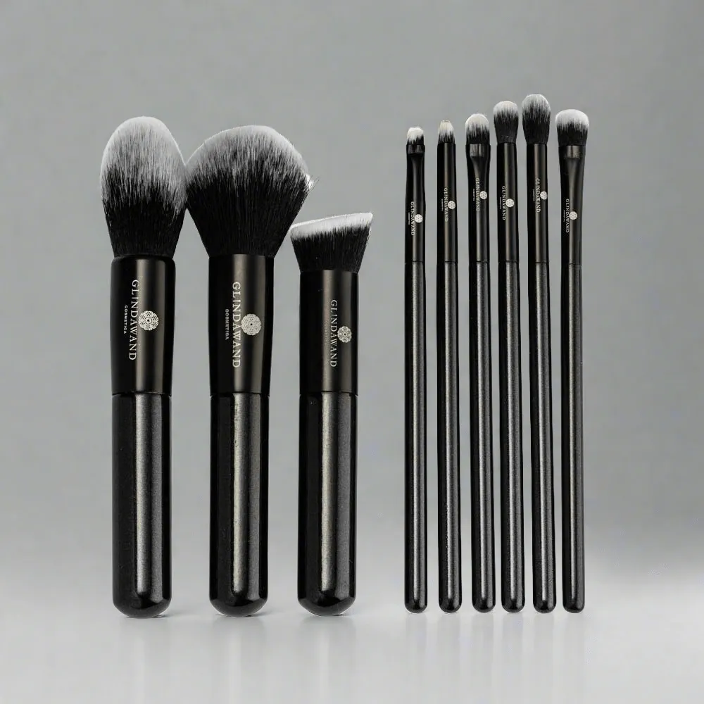 9 Piece Makeup brush Set by GlindaWand