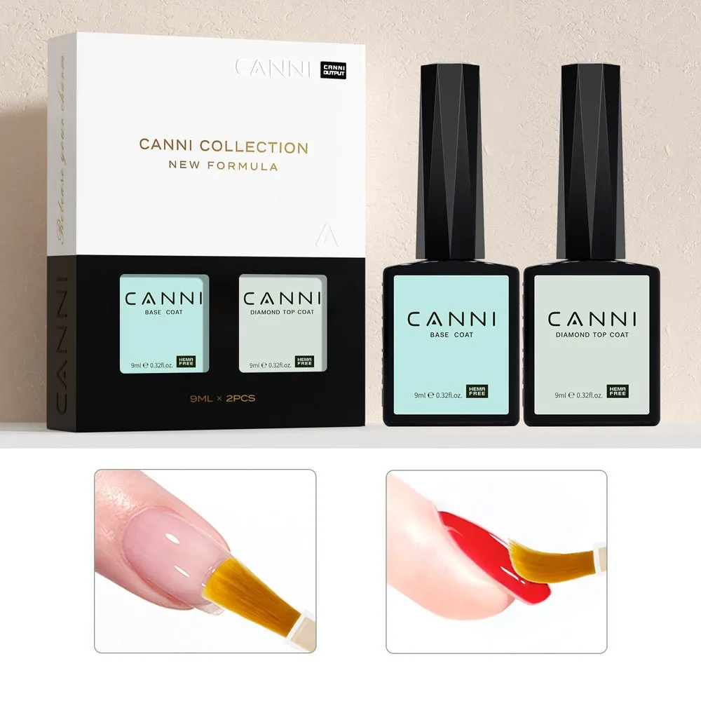 9ml Bese and Top Coat 2pcs Set - Hema Free