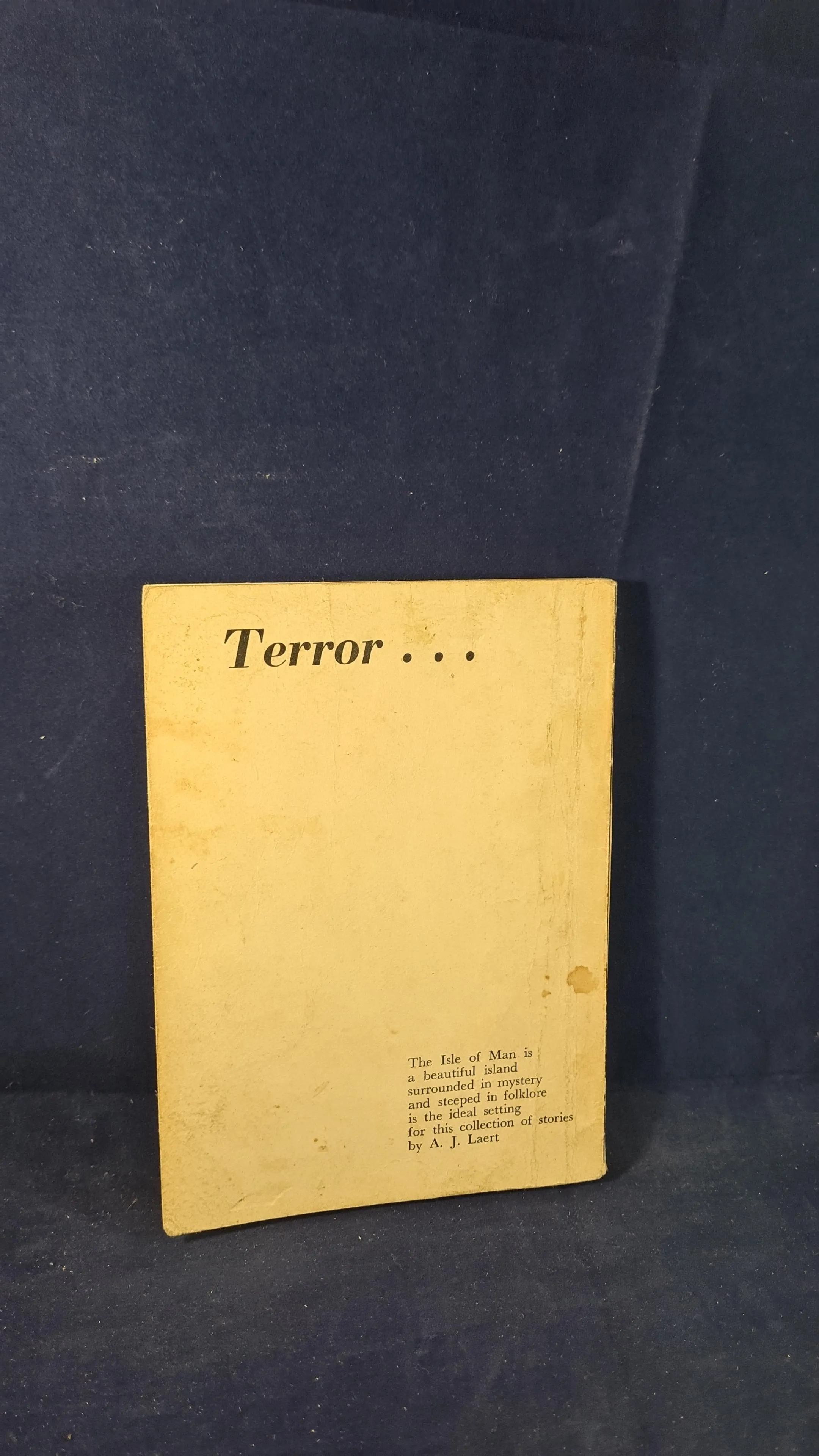 A J Laert - Manx Tales of Terror, Gordon Publishing, no date