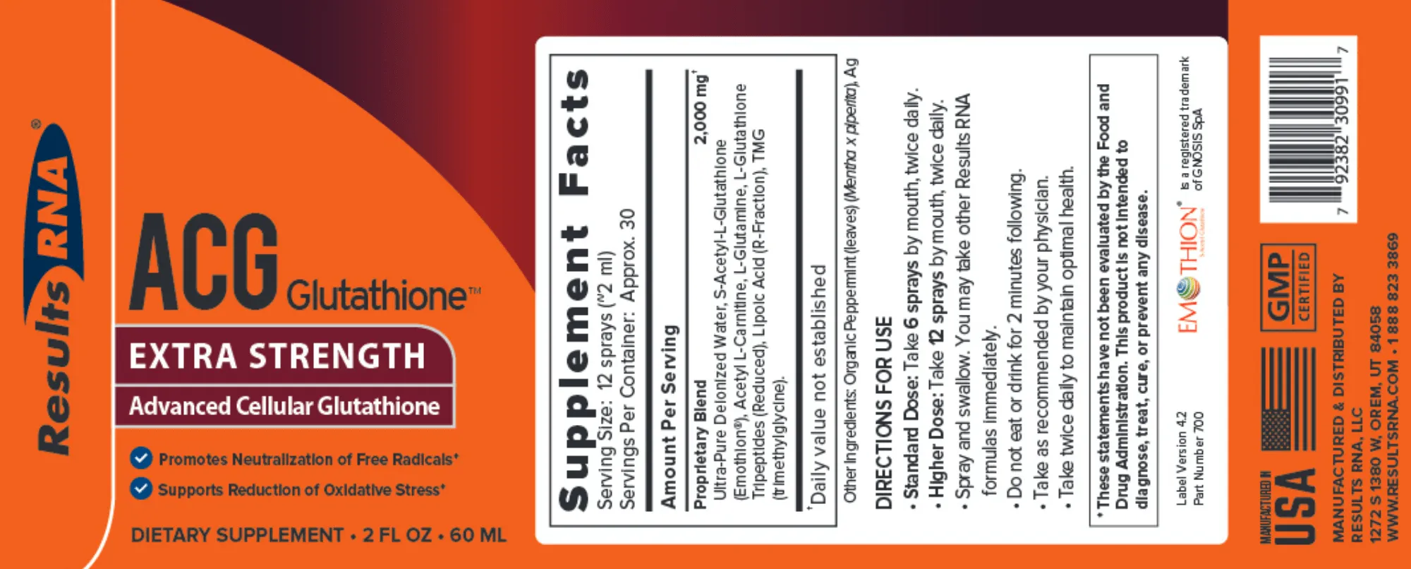 ACG Glutathione Extra Strength