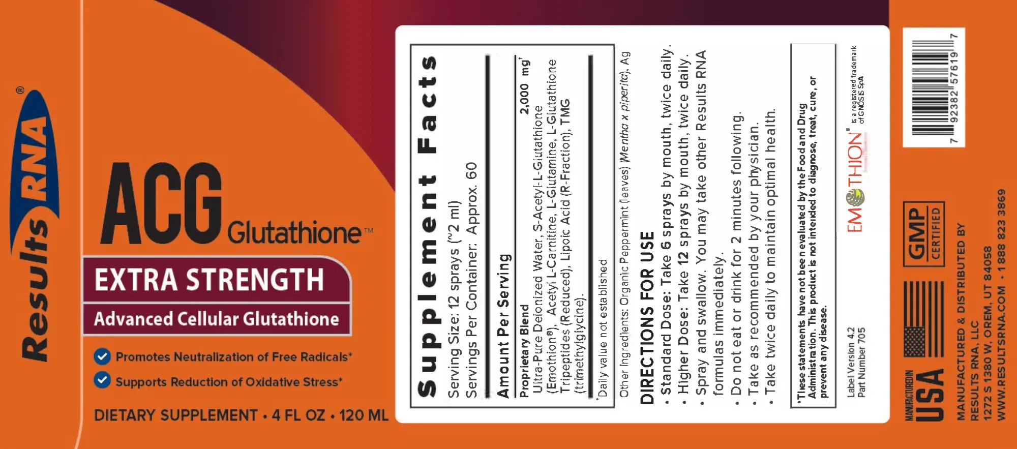 ACG Glutathione Extra Strength
