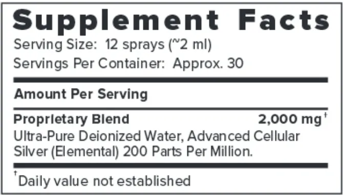 ACS 200 Silver Extra Strength