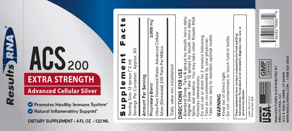 ACS 200 Silver Extra Strength