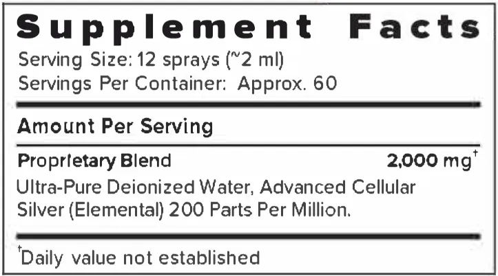 ACS 200 Silver Extra Strength