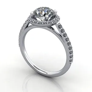 Adelaide Halo Engagement Ring (setting only)
