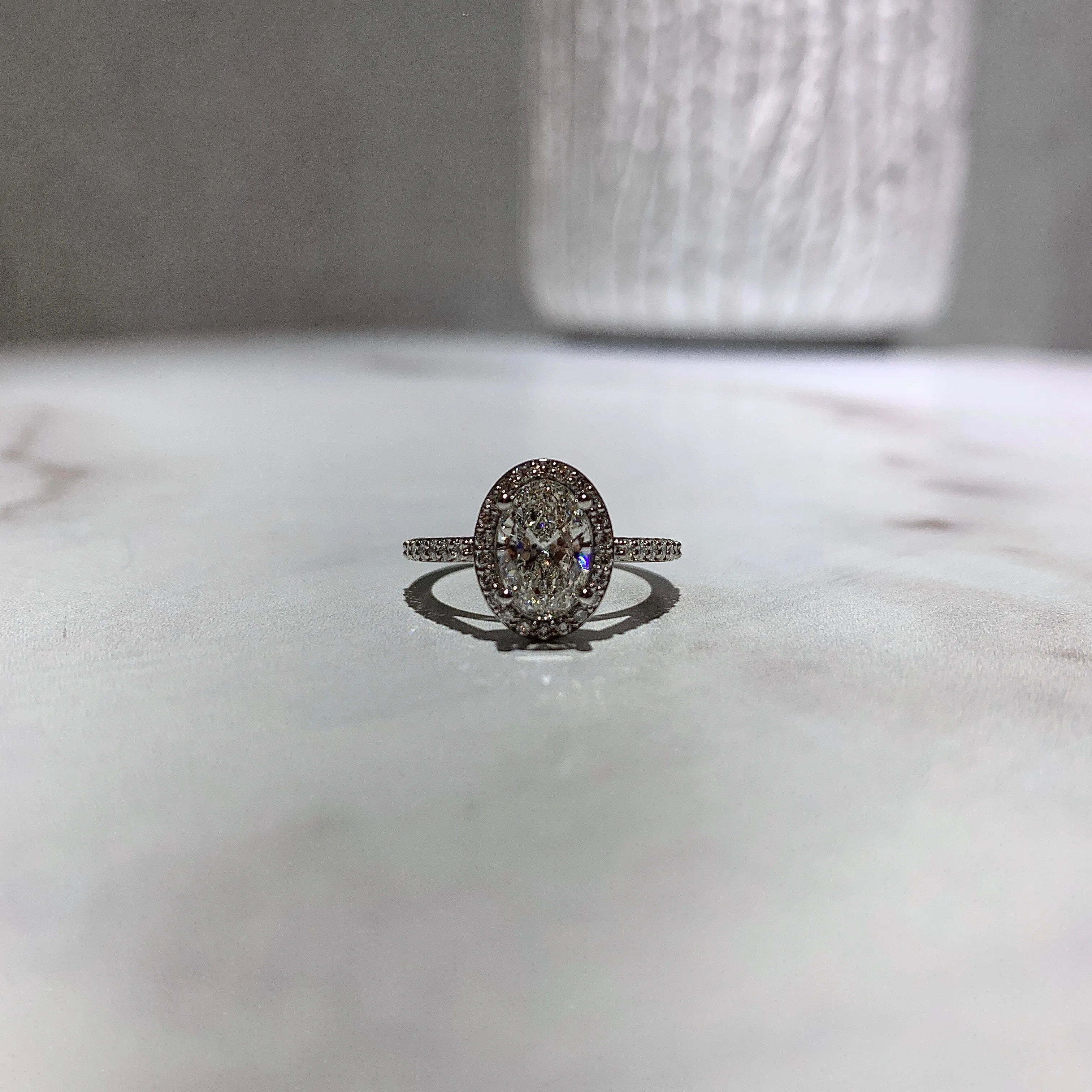 Adelaide Halo Engagement Ring (setting only)