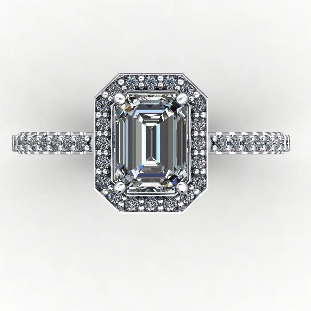 Adelaide Halo Engagement Ring (setting only)