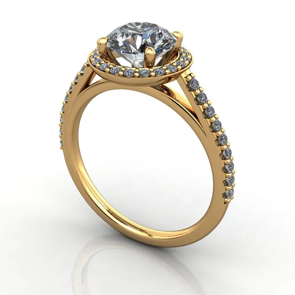 Adelaide Halo Engagement Ring (setting only)