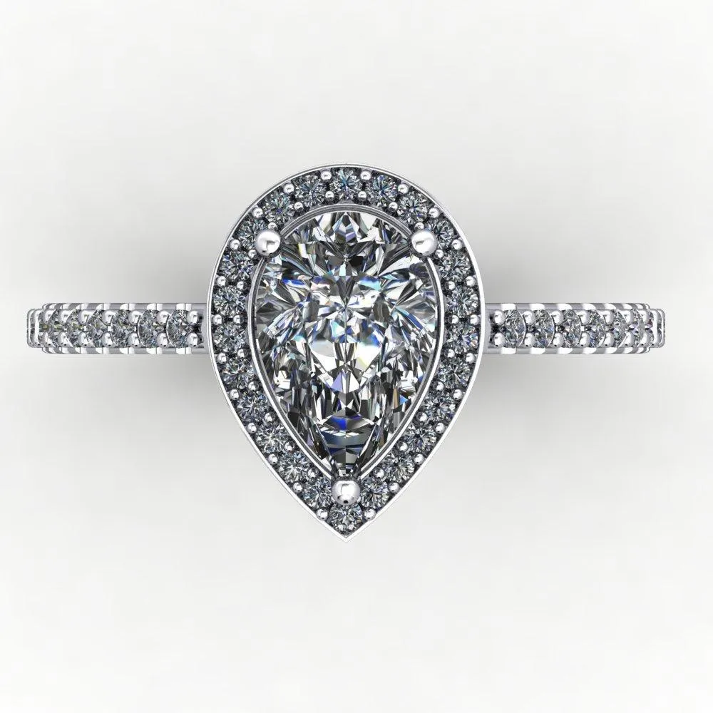 Adelaide Halo Engagement Ring (setting only)