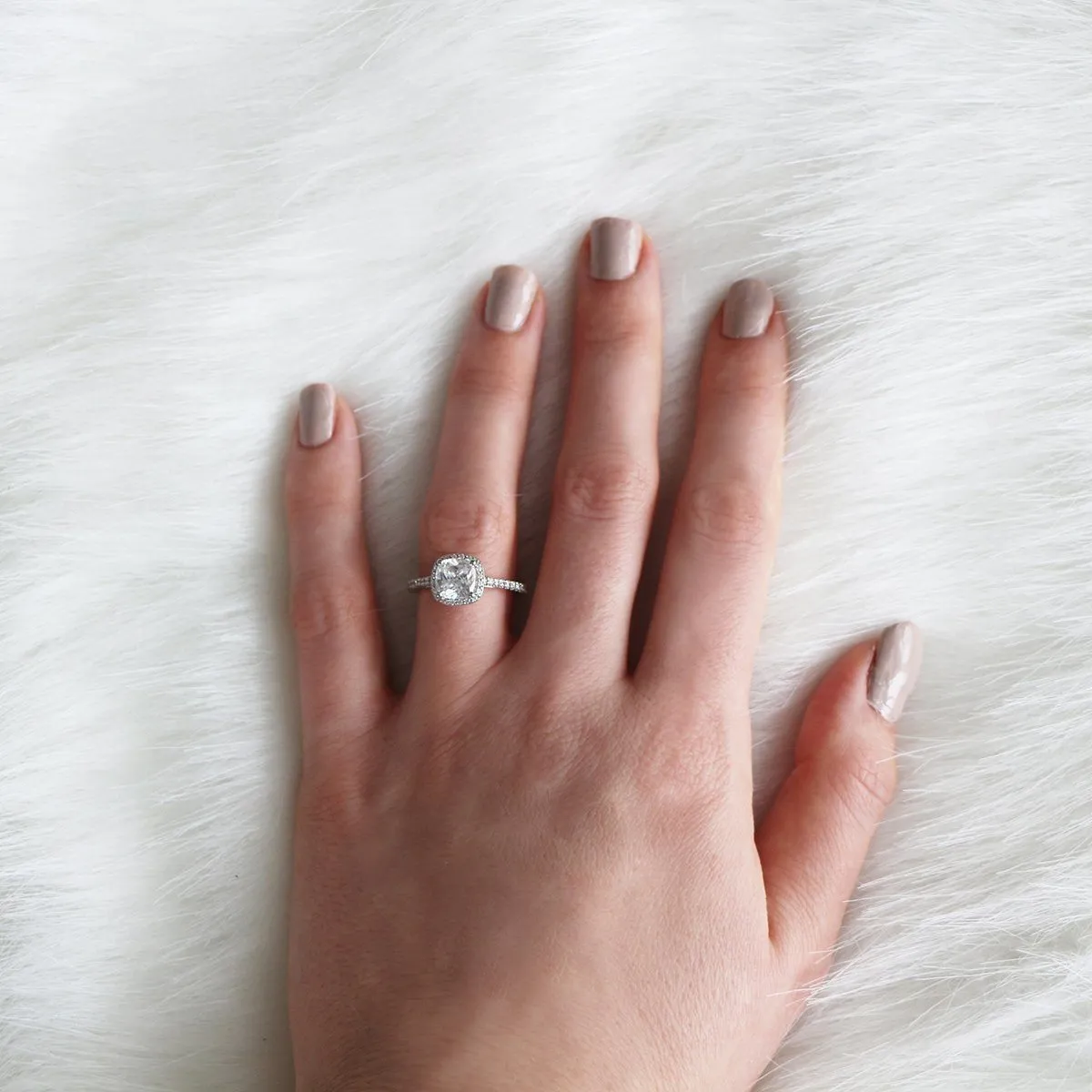 Adelaide Halo Engagement Ring (setting only)
