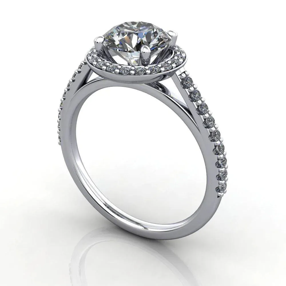 Adelaide Halo Engagement Ring (setting only)