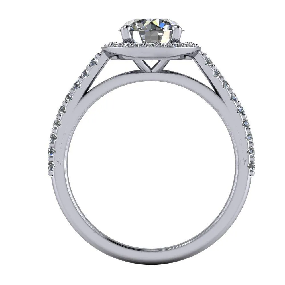Adelaide Halo Engagement Ring (setting only)