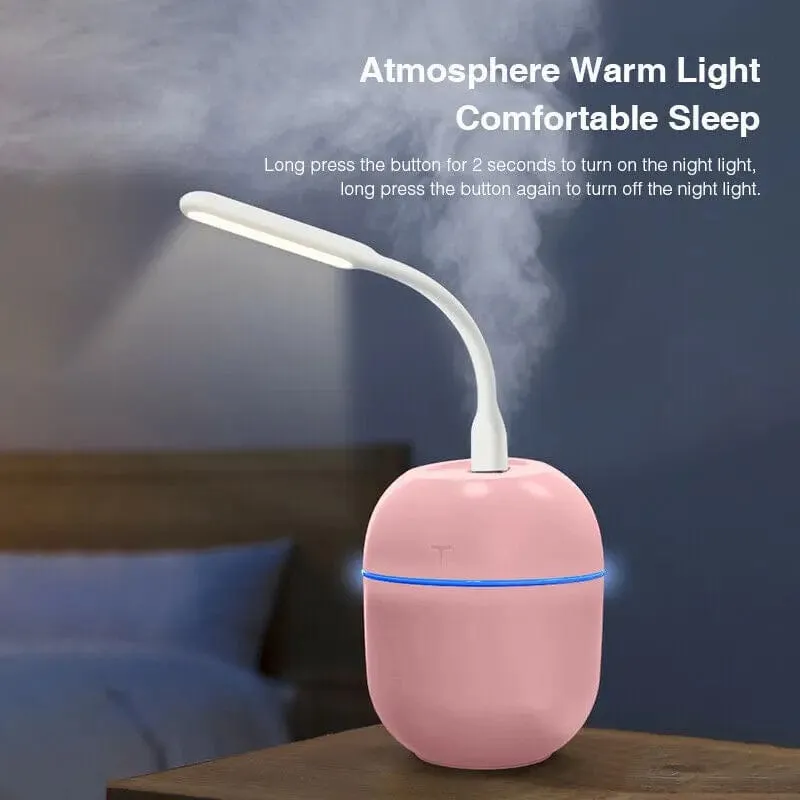 Air Humidifier Mini Ultrasonic USB Essential Oil Diffuser Car Purifier