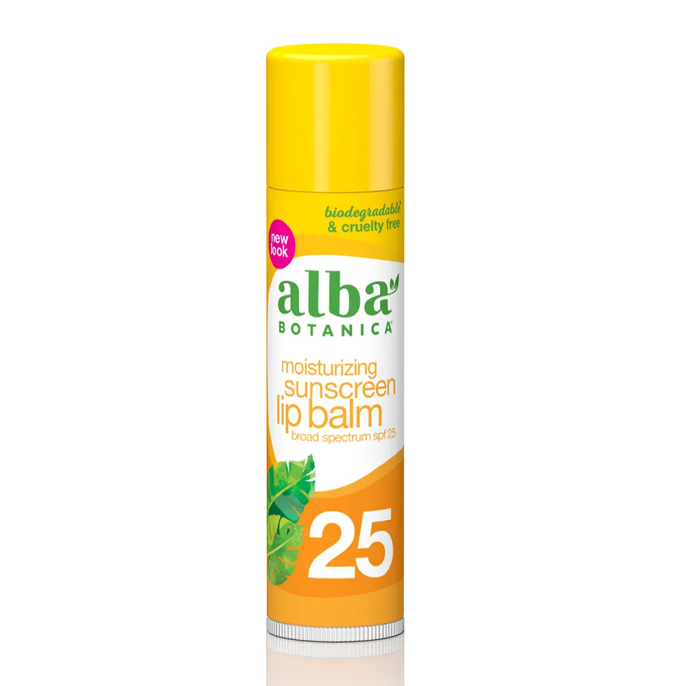 Alba Botanica Moisturizing Sunscreen Lip Balm SPF25 4.2g