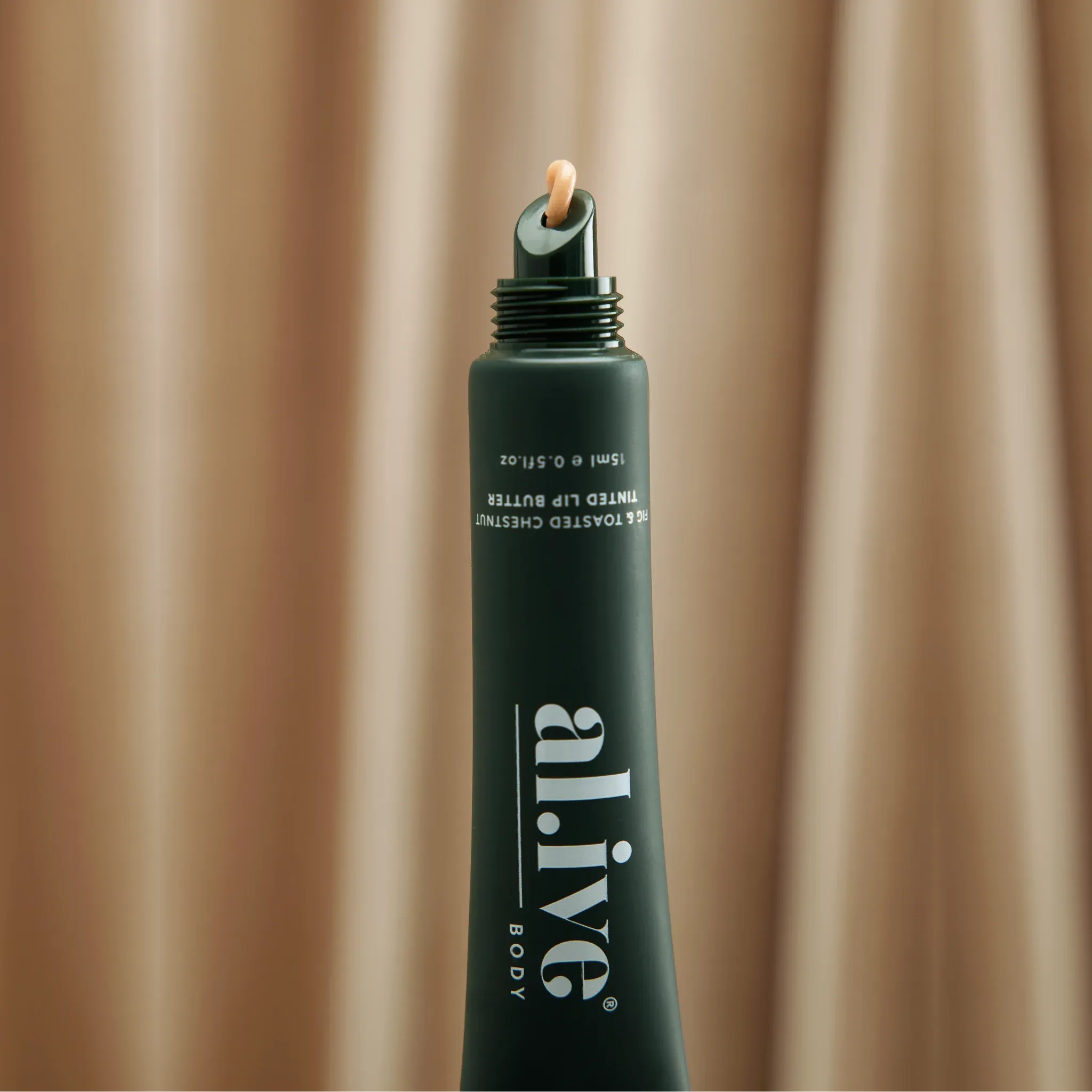 al.ive body Tinted Lip Butter Bauble - Fig & Toasted Chestnut