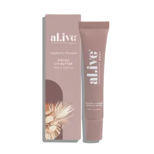 al.ive body Tinted Lip Butter - Raspberry Blossom
