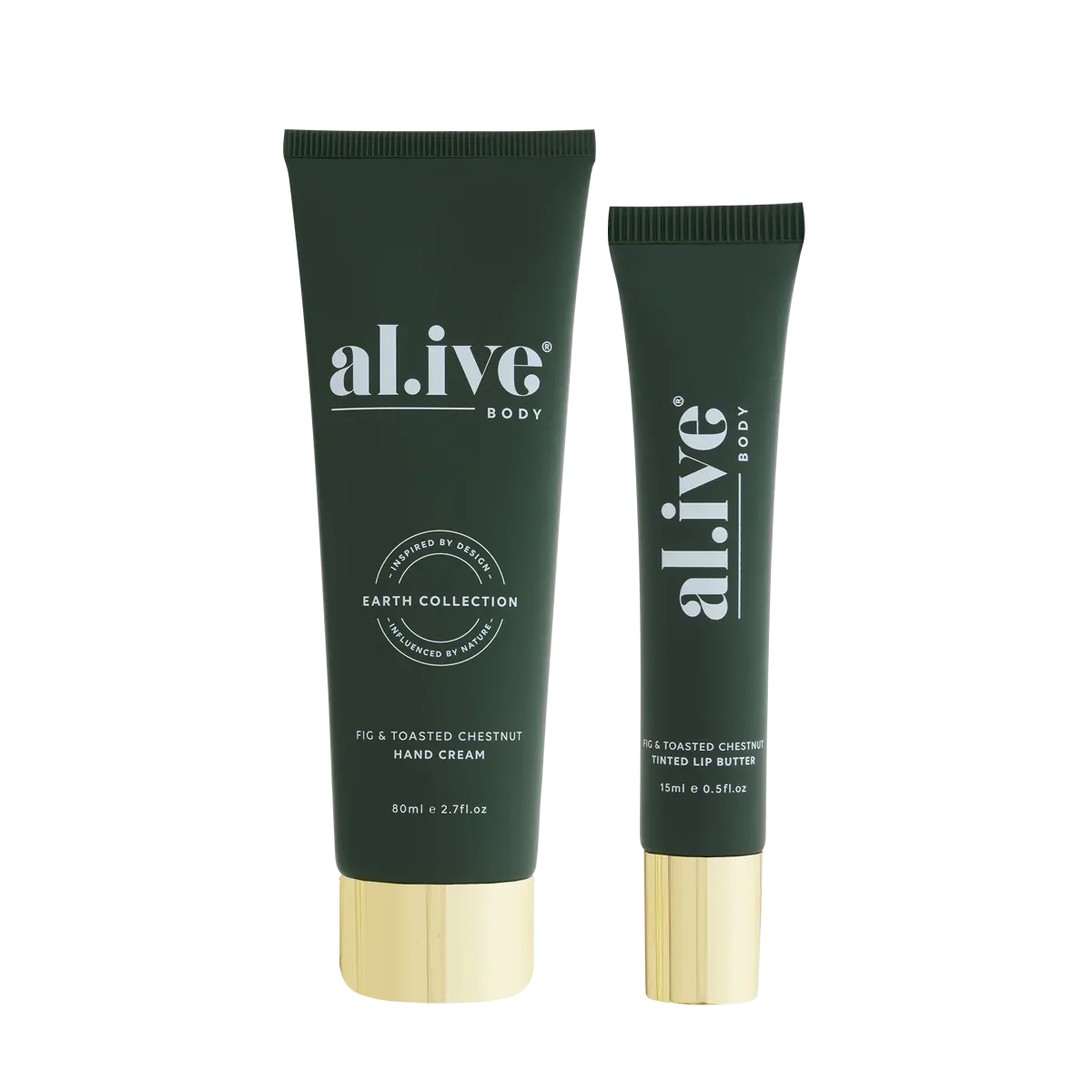 Al.ive II Hand & Lip Gift Set - Fig & Toasted Chestnut