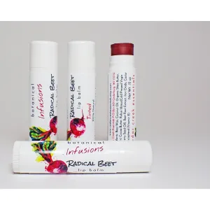All Natural Botanical Infusions Tinted Lip Balm, Lipstick, Radical Beet, Lip Balm, Sun Protection, Lip Gloss, Skincare, lip SPF