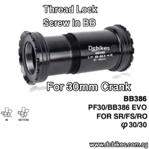 Aluminum PF30 BB386 30mm Series Press Fit Bottom Bracket BB