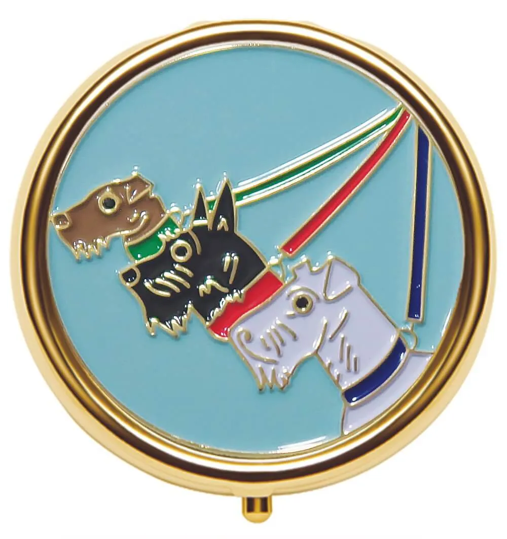 Andrea Garland - Hound Dogs, Enamel Lip Balm Compact