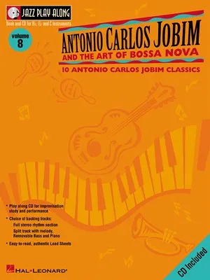 ANTONIO CARLOS JOBIM JAZZ PLAY ALONG V8 BK/CD